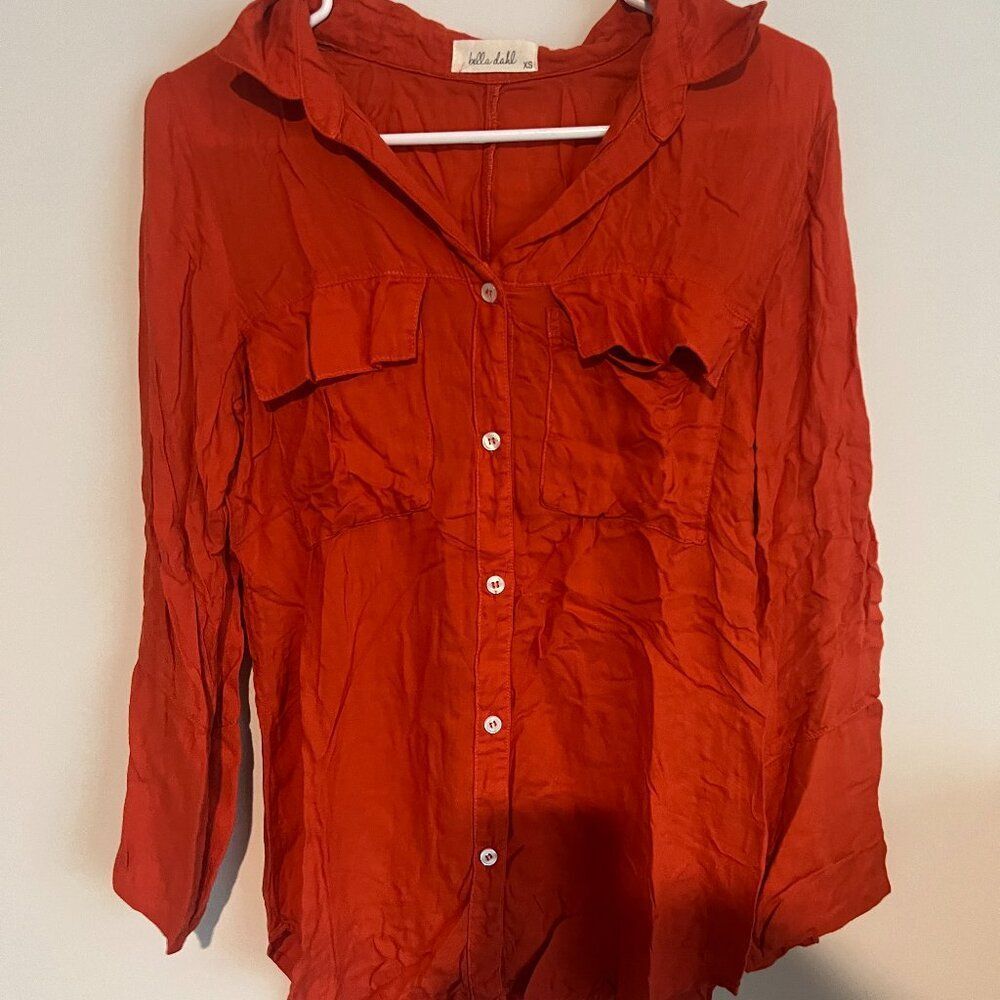 Bella Dahl xs button‎ down top